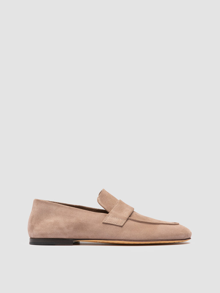 BLAIR 005 - Taupe Suede Loafers