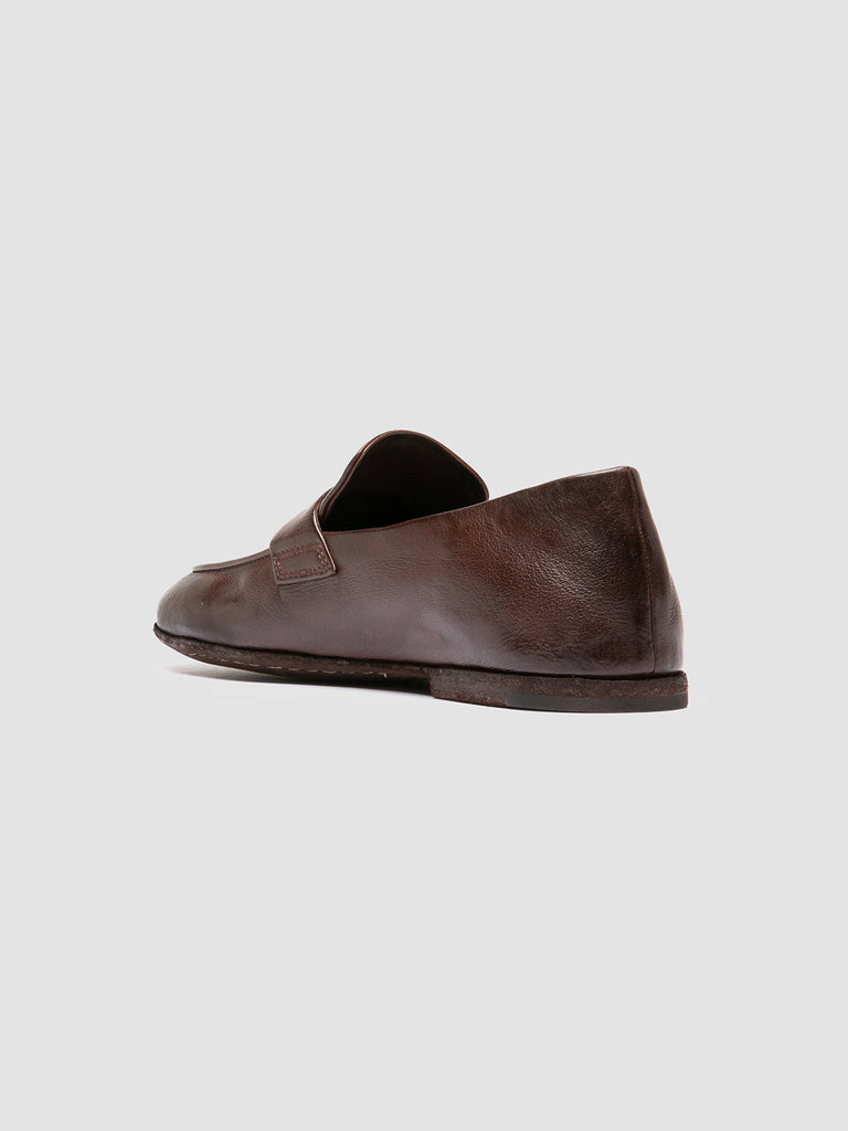 BLAIR DD 001 -Dark Brown Leather Penny Loafers