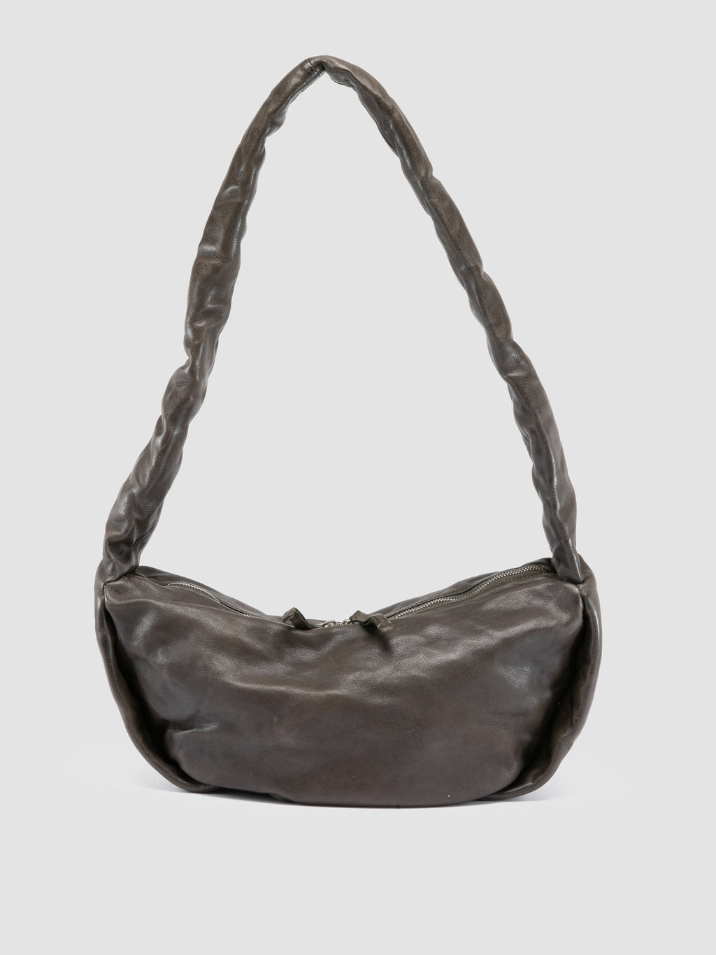 BOLINA 046 - Taupe Leather Crossbody Bag - 0