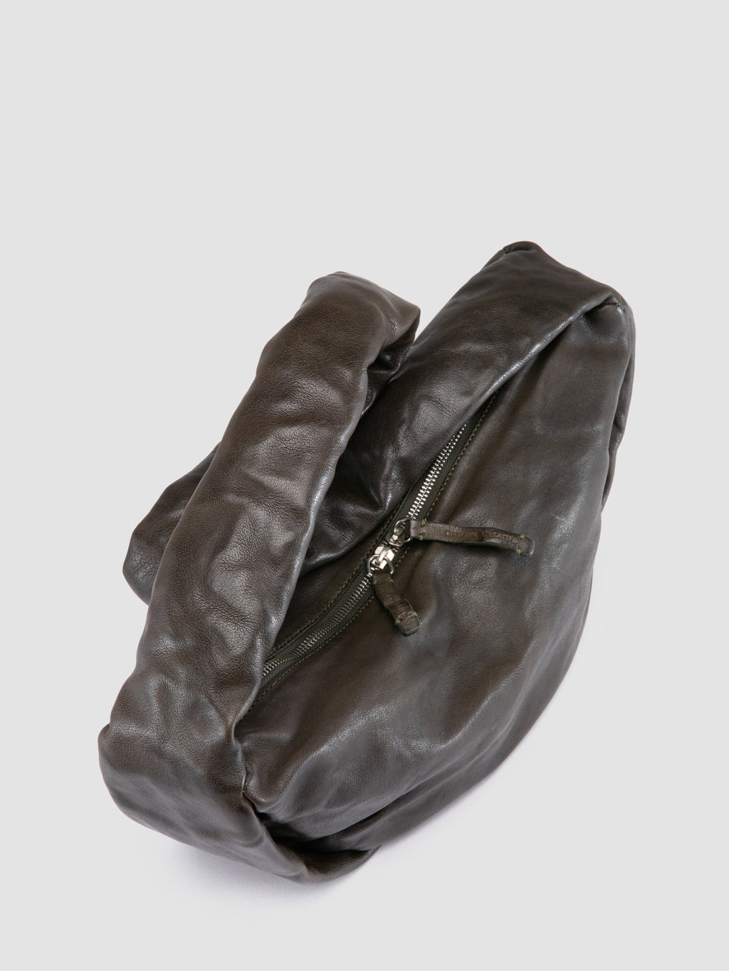 BOLINA 046 - Taupe Leather Crossbody Bag - 1