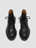 BOSS 011 - Black Leather Lace-up Boots - 1