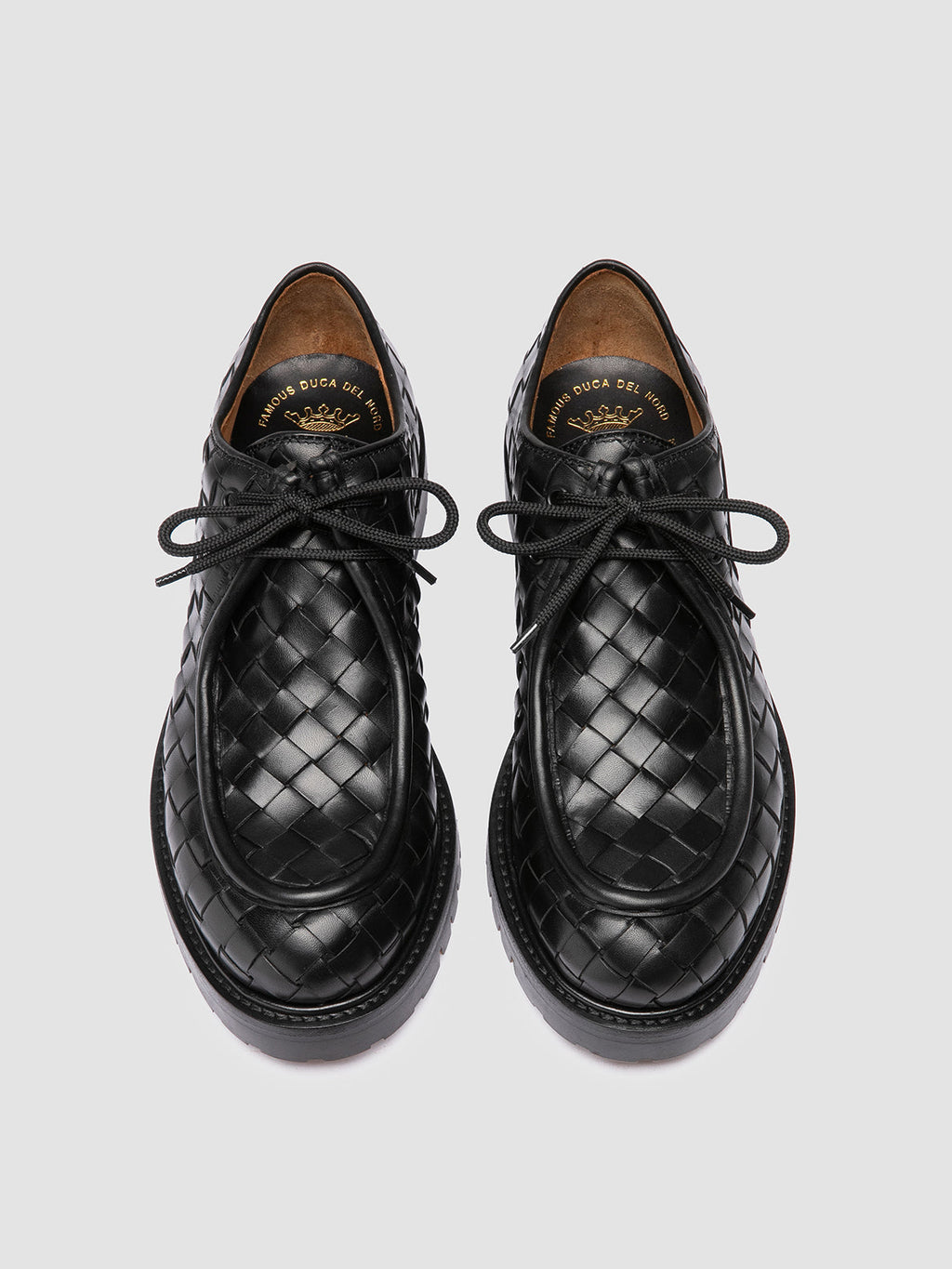 BOSS 015 - Black Leather Derby Shoes - 1