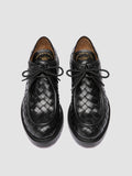 BOSS 015 - Black Leather Derby Shoes - 1