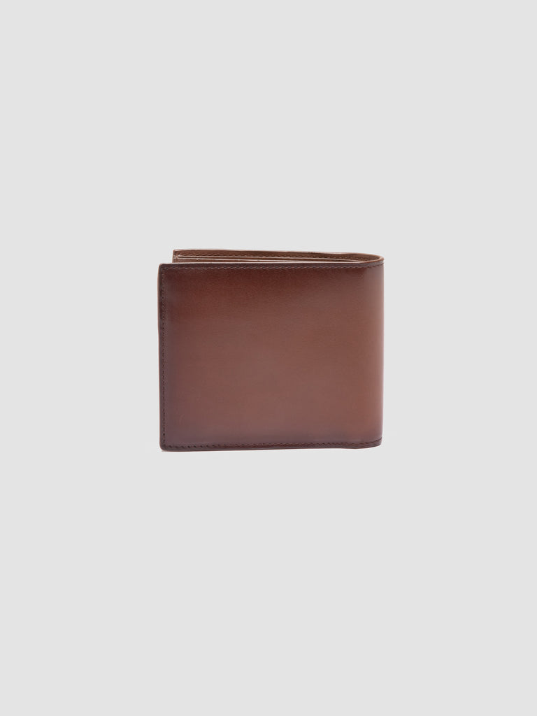 BOUDIN 02 - Light Brown Leather Bifold Wallet-hover