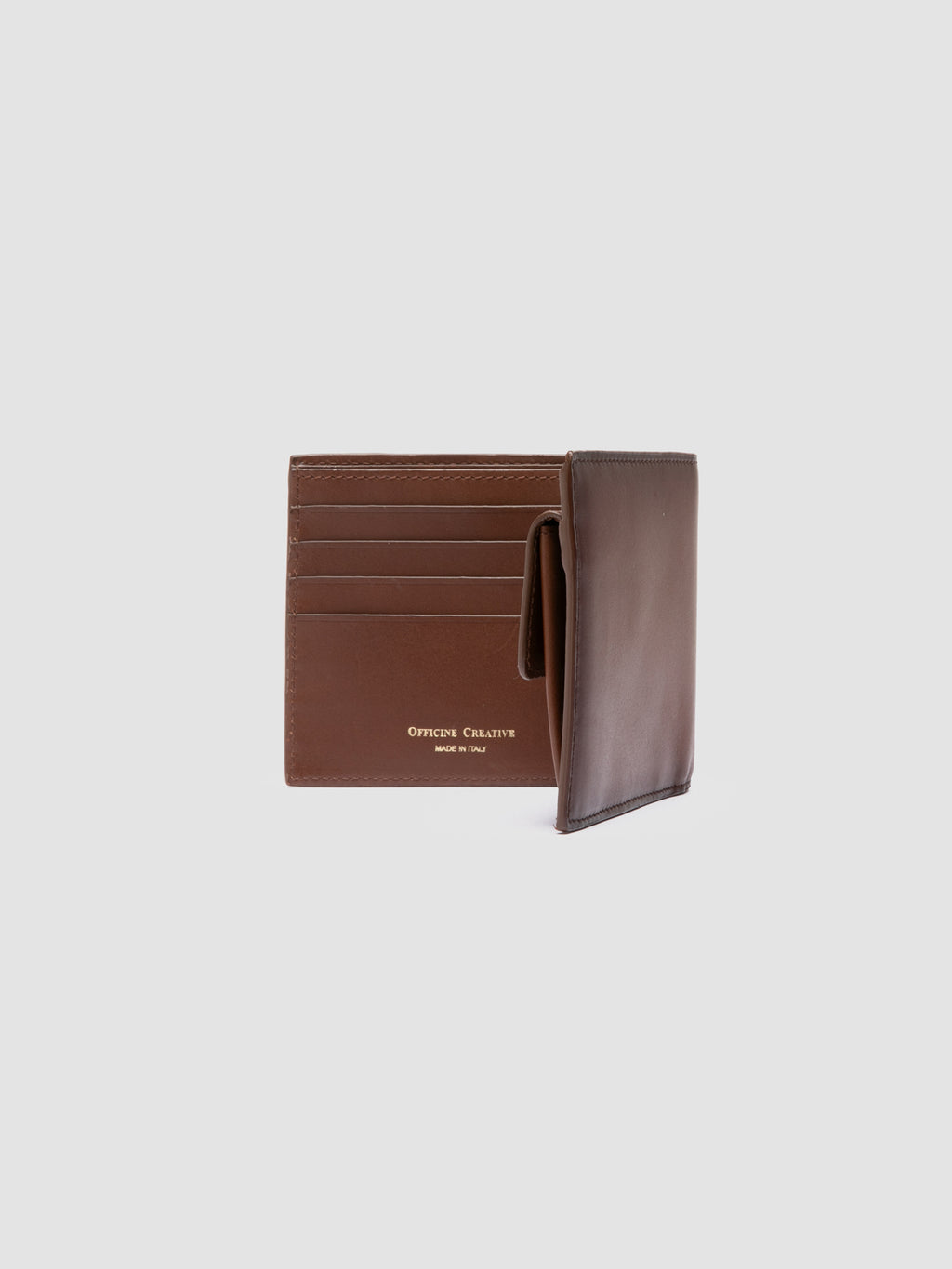 BOUDIN 02 - Light Brown Leather Bifold Wallet - 3