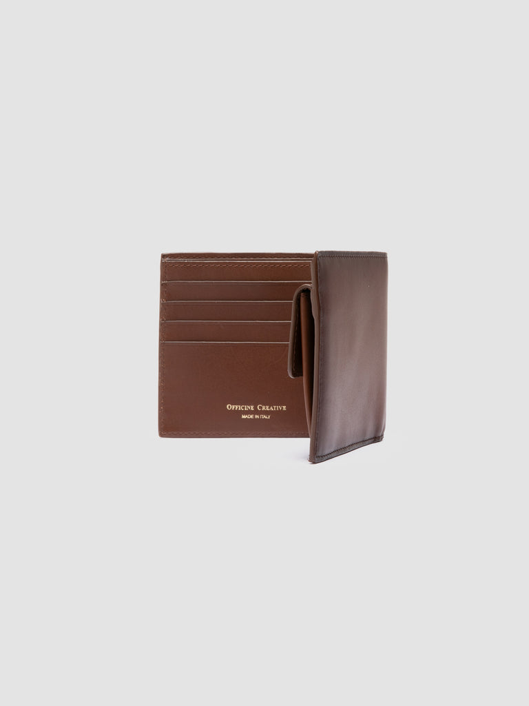 BOUDIN 02 - Light Brown Leather Bifold Wallet