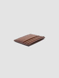 BOUDIN 122 - Light Brown Woven Leather Card Holder - 2