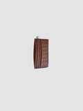 BOUDIN 122 - Light Brown Woven Leather Card Holder - 3