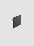 BOUDIN 122 - Black Woven Leather Card Holder - 4