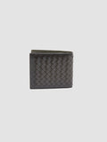 BOUDIN 123 - Green Woven Leather Bifold Wallet - 1