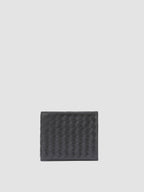 BOUDIN 123 - Black Leather Bifold Wallet  Officine Creative - 1