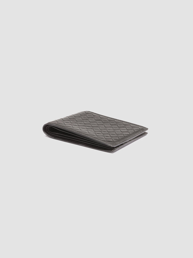 BOUDIN 123 - Black Leather Bifold Wallet