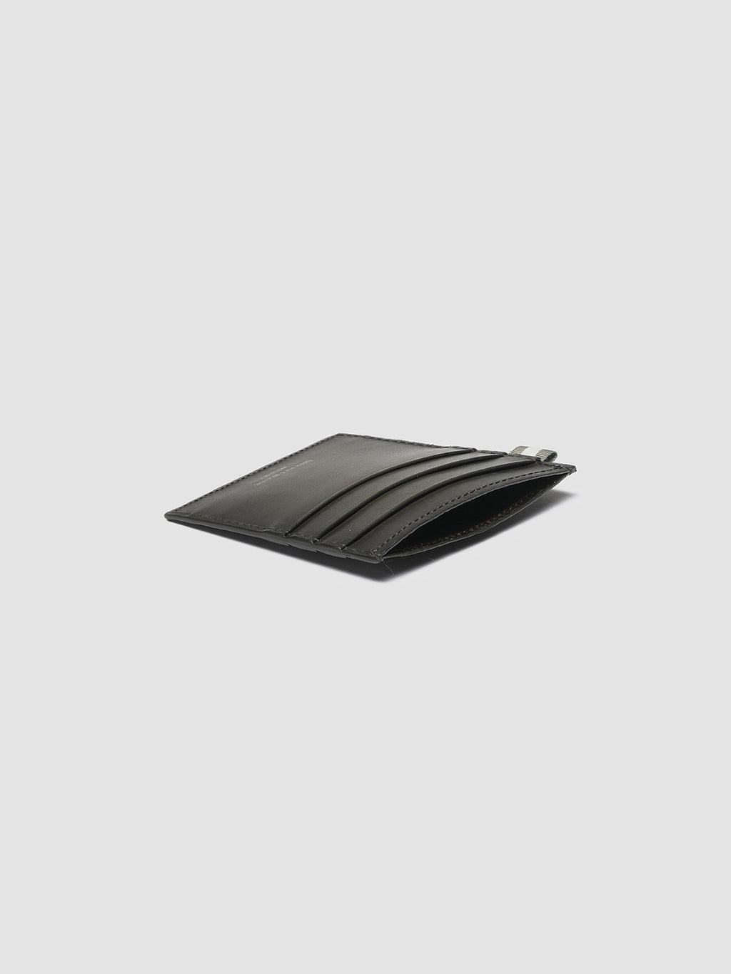 BOUDIN 22 - Green Leather card holder - 2