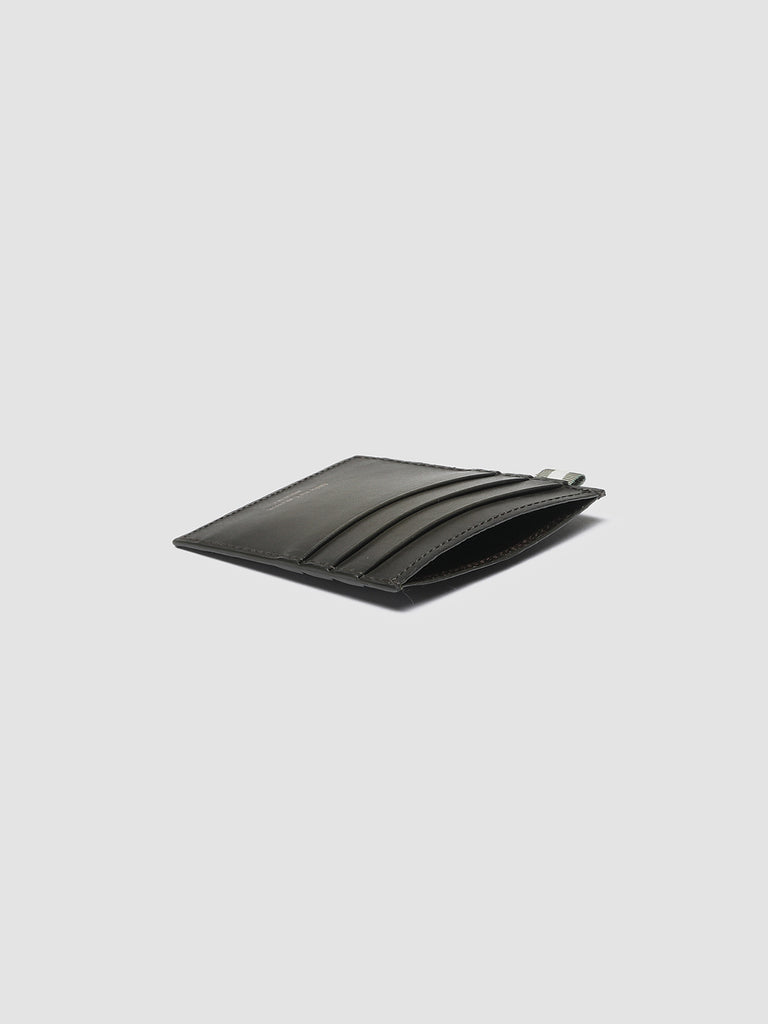 BOUDIN 22 - Green Leather card holder