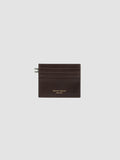 BOUDIN 22 - Dark Brown Leather card holder - 2