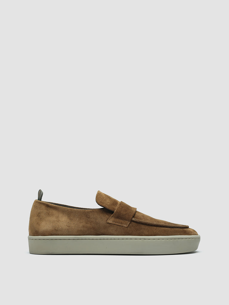 BUG 001 Birra - Brown Suede Penny Loafers