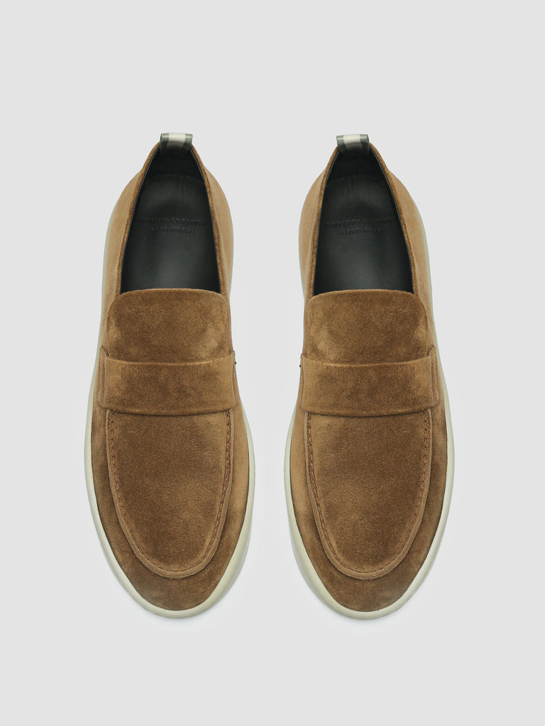 BUG 001 Birra - Brown Suede Penny Loafers