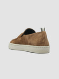 BUG 001 Birra - Brown Suede Penny Loafers Men Officine Creative - 4