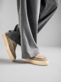 BUG 107 - Taupe Suede High-Top Sneakers