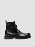 BULLA 002 - Black Leather Lace-up Boots - 0