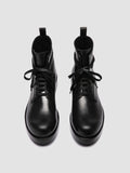 BULLA 002 - Black Leather Lace-up Boots - 1