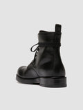 BULLA 002 - Black Leather Lace-up Boots - 3