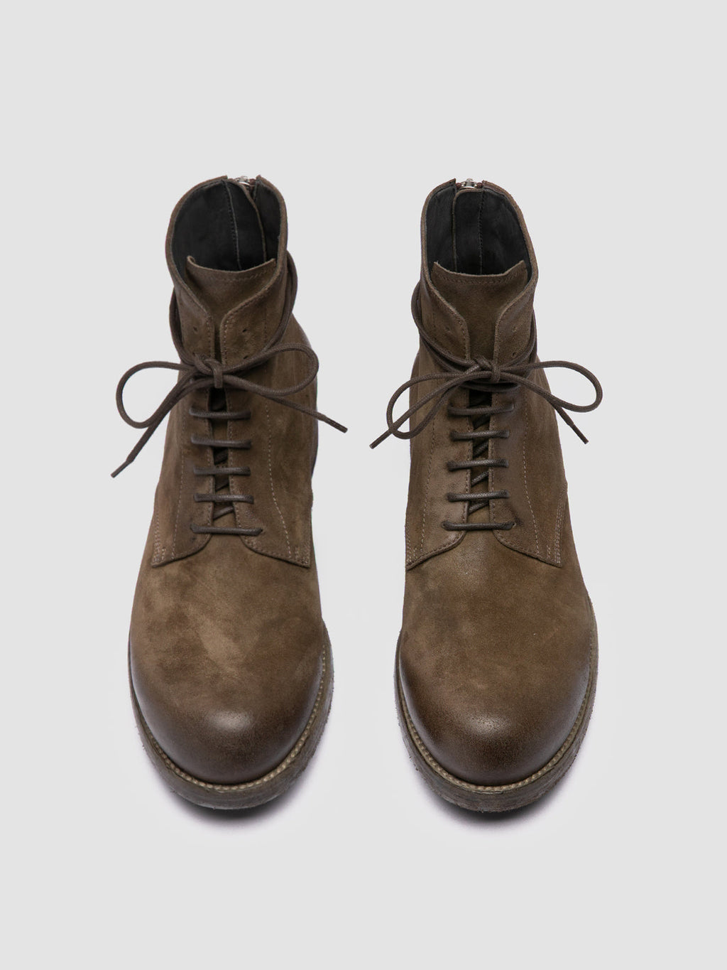 BULLA DD 102 - Green Suede Lace-up Boots - 1
