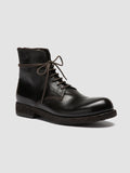 BULLA DD 102 - Brown Leather Lace-up Boots Men Officine Creative - 3