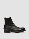 BULLA DD 104 - Black Leather Zipped Boots Men Officine Creative -1