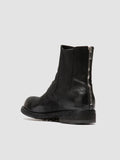 BULLA DD 104 - Black Leather Zipped Boots Men Officine Creative -4