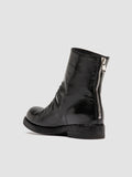 BULLA DD 303 - Black Leather Zipped Boots Women Officine Creative -4