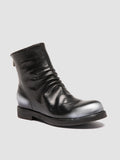 BULLA DD 303 - Black Leather Zipped Boots