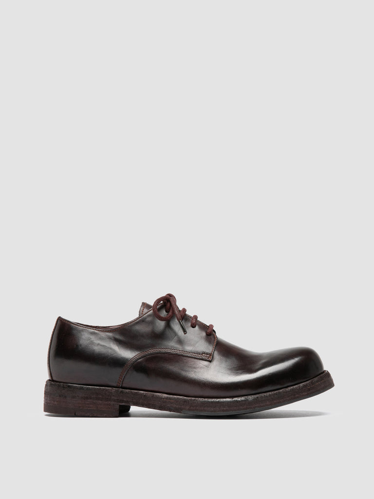 BULLA DD 311 - Burgundy Leather Derby Shoes