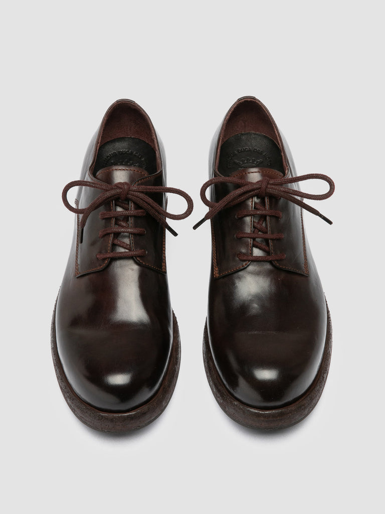 BULLA DD 311 - Burgundy Leather Derby Shoes