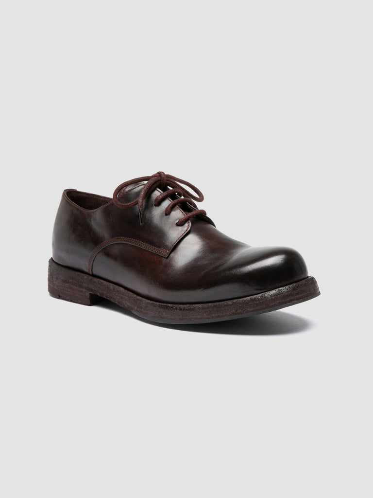 BULLA DD 311 - Burgundy Leather Derby Shoes