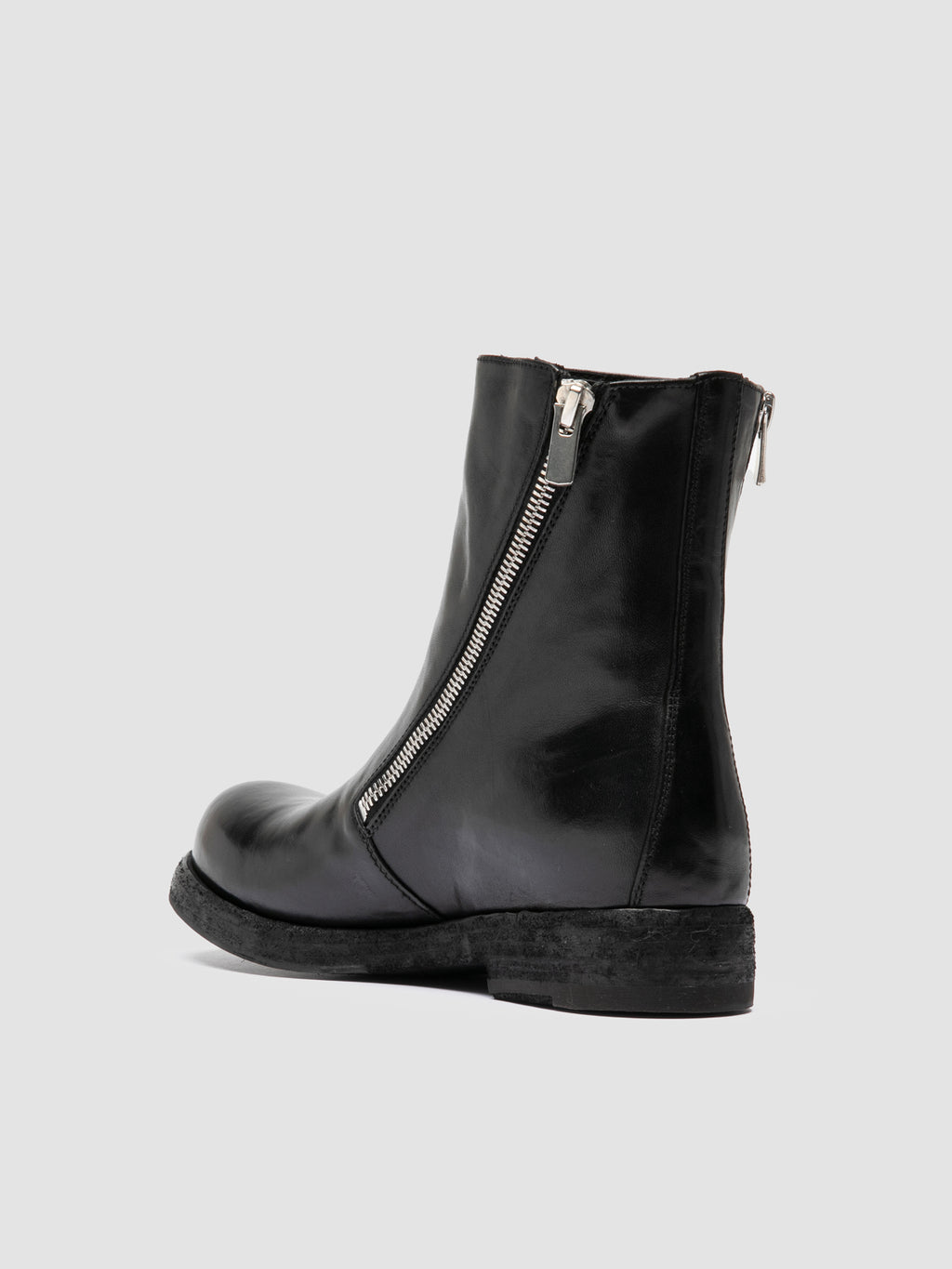 BULLA DD 312 - Black Leather Zipped Boots - 3