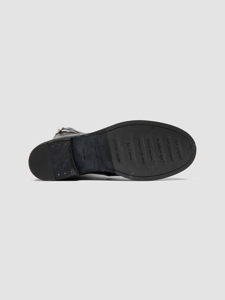 BULLA DD 312 - Black Leather Zipped Boots