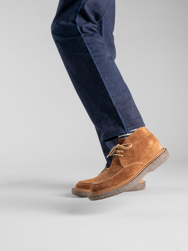 BULLET 001 Castagno - Brown Suede Chukka Boots