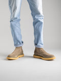 BULLET 002 Alce - Taupe Suede Chelsea Boots Men Officine Creative - 6