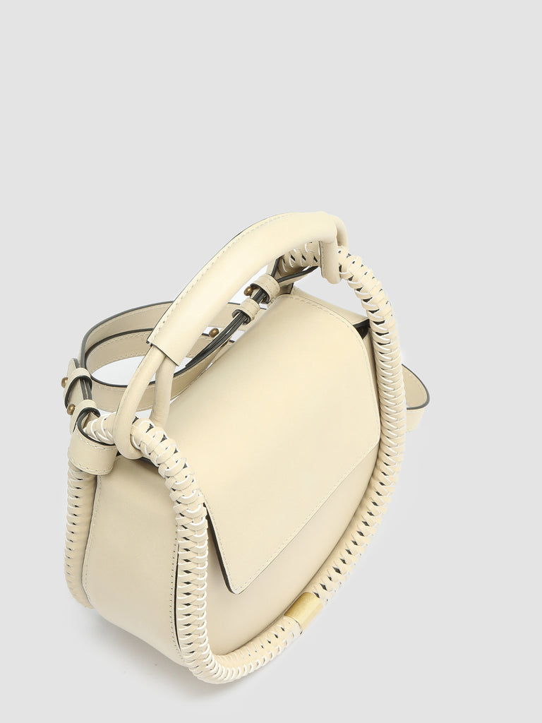 CABALA 105 - Ivory Leather Crossbody Bag