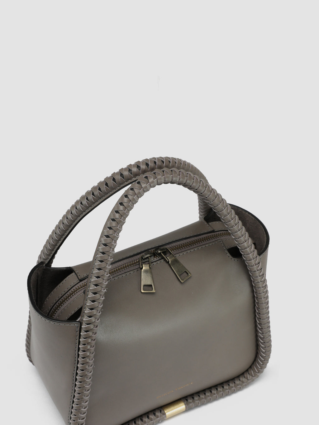 CABALA 107 - Gray Leather Handle Bag  Officine Creative - 2