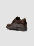 CALIXTE 003 - Dark Brown Leather Oxford Shoes - 3