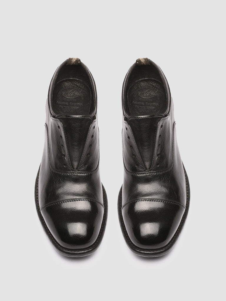 CALIXTE 003 Nero - Black Leather Oxford Shoes Women Officine Creative - 2