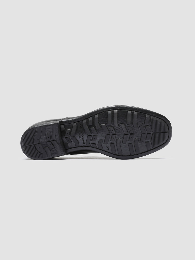 CALIXTE 003 Nero - Black Leather Oxford Shoes Women Officine Creative - 5