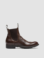 CALIXTE 004 Cigar - Brown Leather Chelsea Boots Women Officine Creative - 1