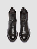 CALIXTE 004 - Dark Brown Leather Chelsea Boots - 1