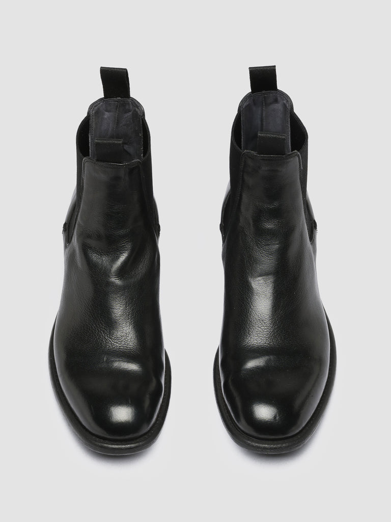 CALIXTE 004 Ignis Nero - Black Leather Chelsea Boots