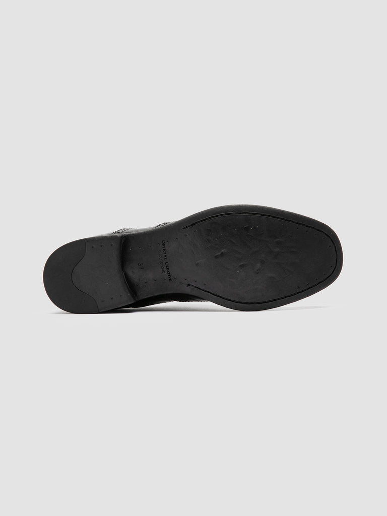 CALIXTE 067 Nero - Black Leather Mule Sandals Women Officine Creative - 5