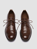 CALIXTE 068 - Brown Leather Derby Shoes Women Officine Creative - 2