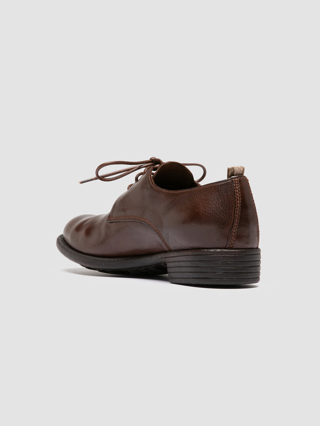 CALIXTE 068 - Brown Leather Derby Shoes Women Officine Creative - 4